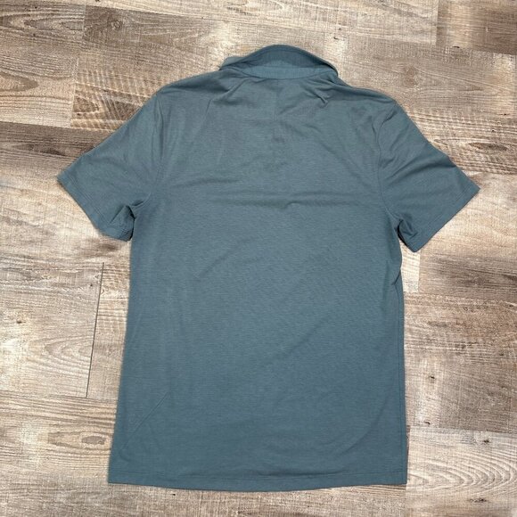 Lululemon Men’s Performance Collared Polo Shirt M? Blue - Picture 2 of 8